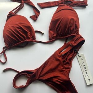 VITAMIN A SWIM - NWT - NEUTRA Cali Cut Bikini Bottom, Size Med